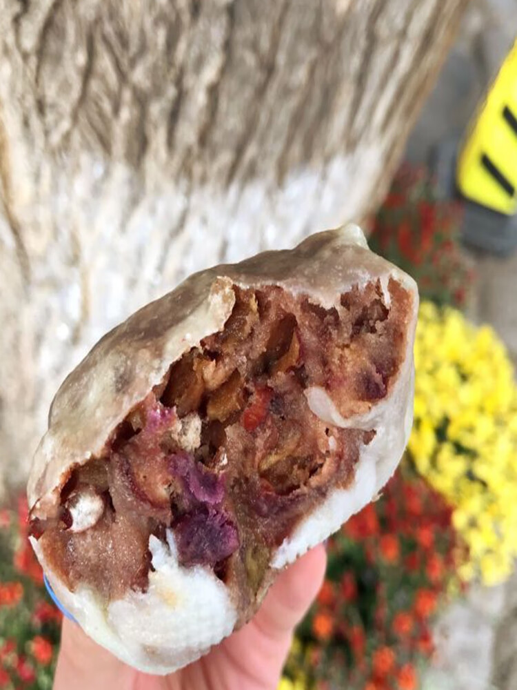 老北京宫门口馒头铺 八宝粘豆包1盒4个 粗粮面食主食 粘豆包1盒4个约1