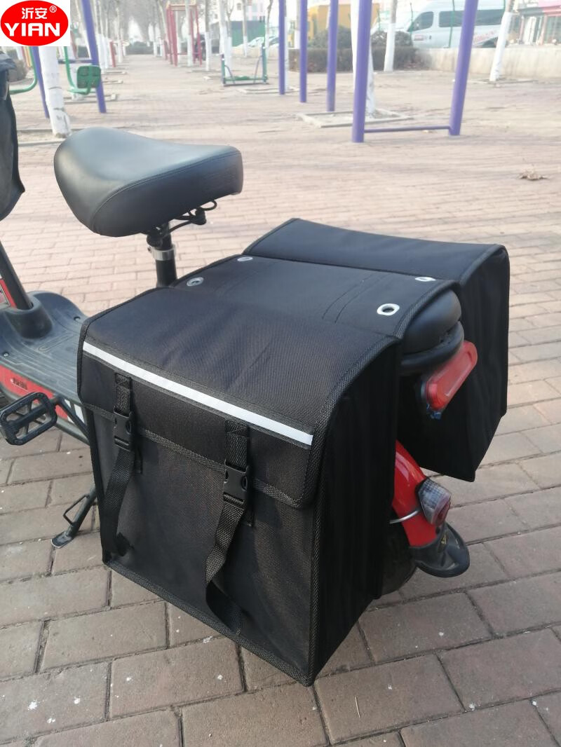 骑行后驮包摩托车侧边包电动车后挂包防水后座包后货架尾包马鞍包幻驹