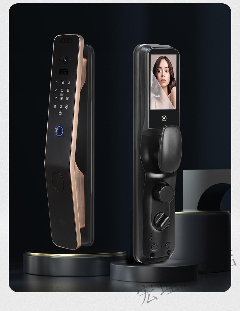 限时秒杀恒阳d人脸识别智能锁可视猫眼智能门锁电子密码家用防盗门