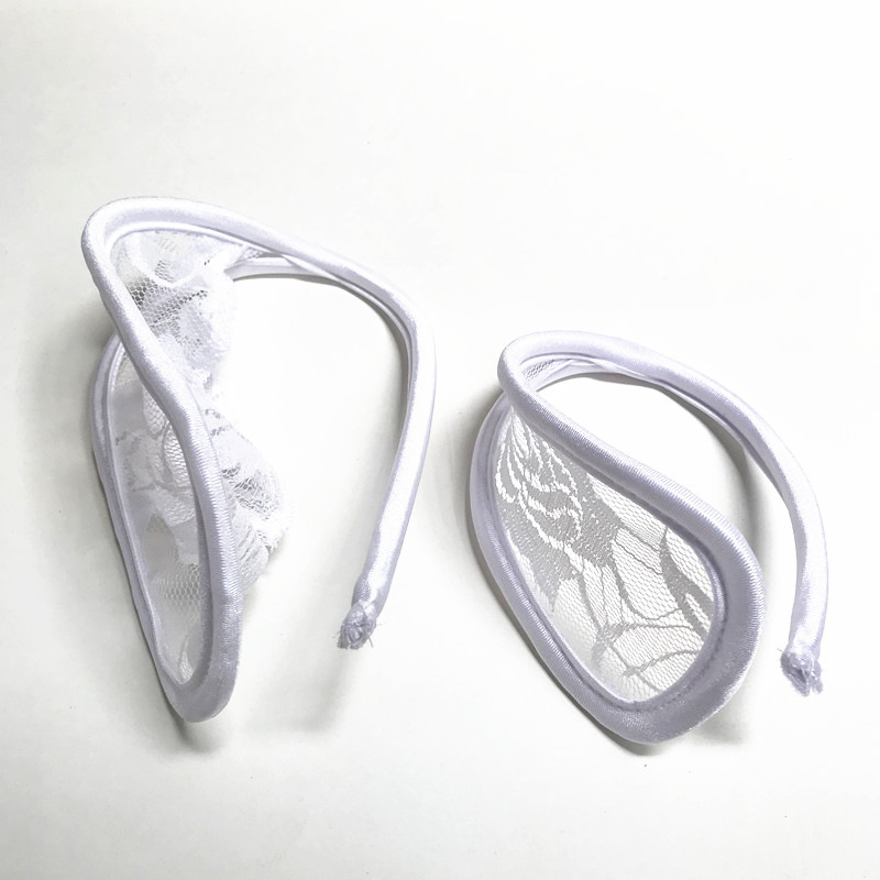 女士性感情趣c字内裤蕾丝花边透明c型裤隐形穿戴裤情侣夫妻t裤女c裤女