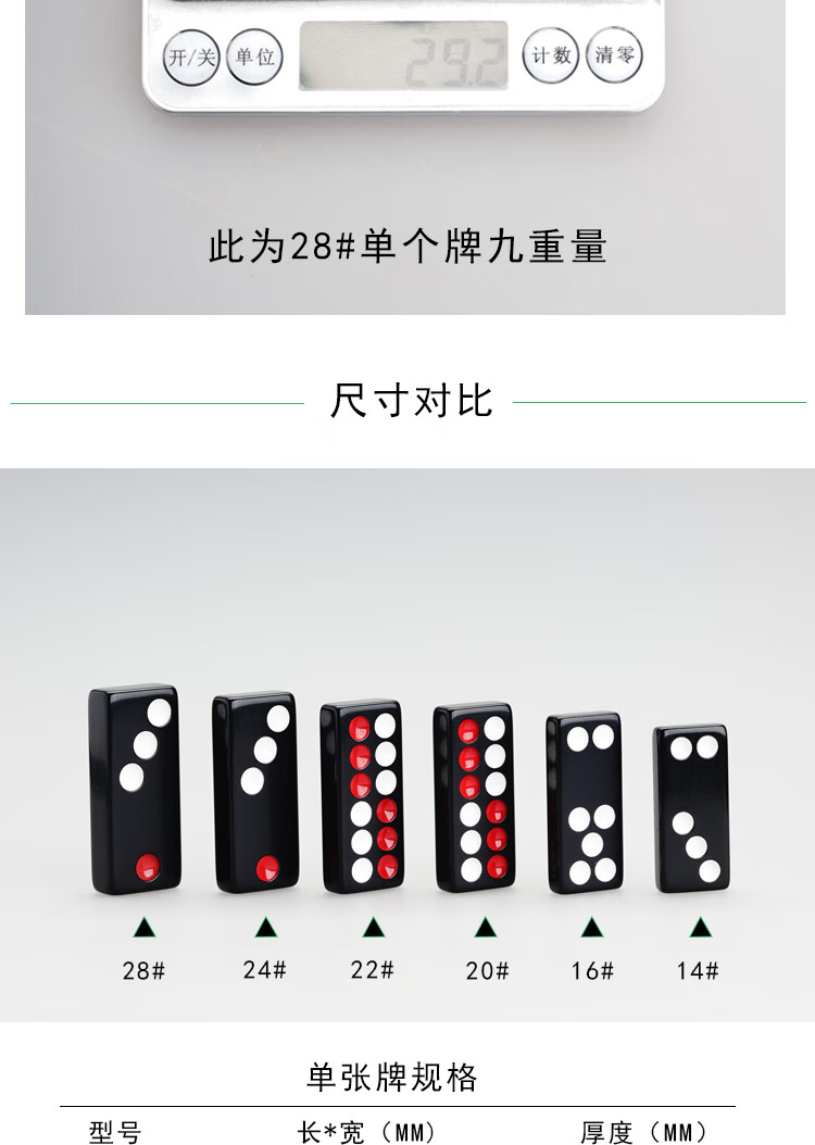 排九牌从大到小图片