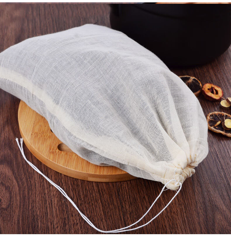 中药袋小纱布袋料包袋纱布袋卤料过滤袋煎药袋纱网煲汤袋过滤袋子长