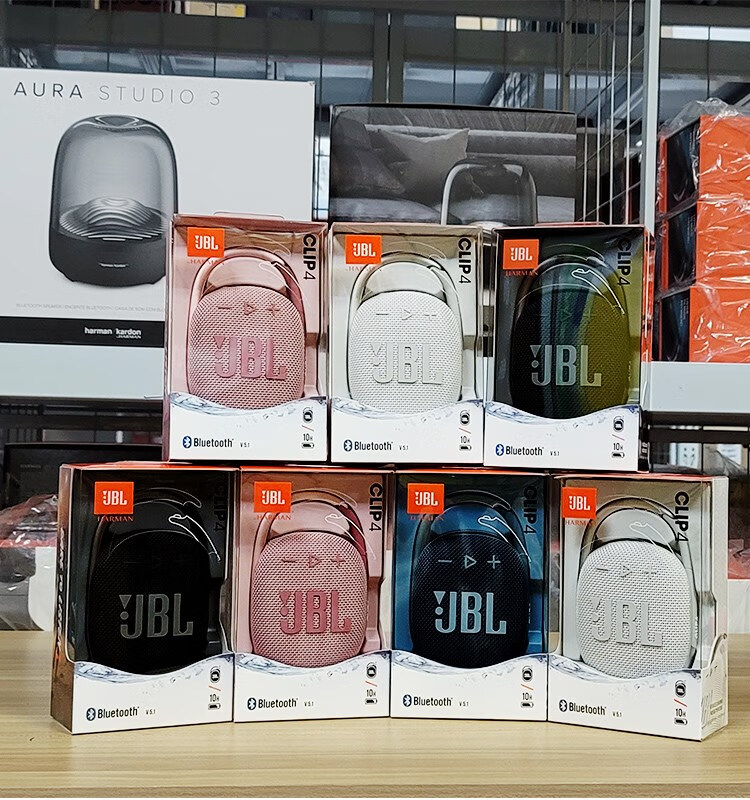 jbl clip4无线音乐盒蓝牙音箱迷你无线音响便携户外防水音箱低音3 国