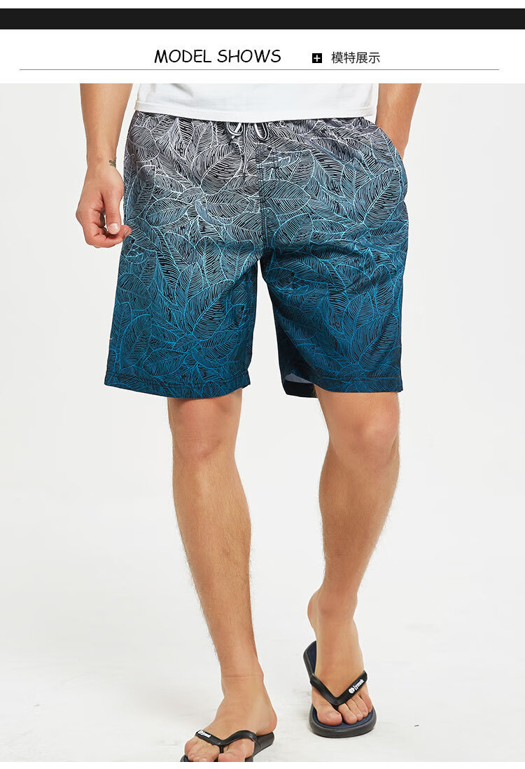 款式:分体式下装款式:及膝泳裤类别:沙滩裤适用人群:成人材质:涤纶