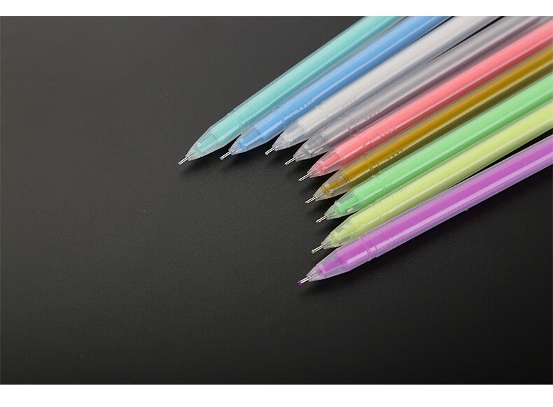 世宜得 绘画高光笔画画专用彩色高光笔黑卡纸绘画专用笔手账专用学生