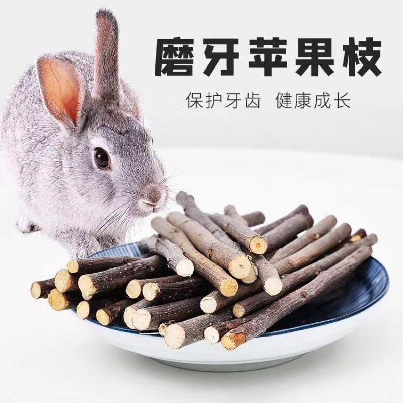 京选推荐仓鼠磨牙棒兔子苹果枝甜竹龙猫松鼠荷兰猪金丝熊草棒草饼兔兔