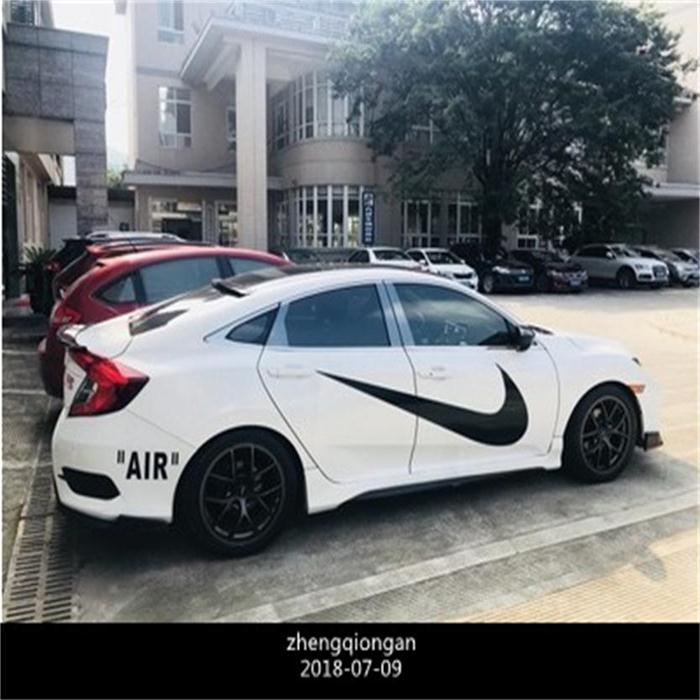 跃能耐克车贴车身潮流耐克nike改装车贴车门刮痕耐克air时尚嘻哈装饰