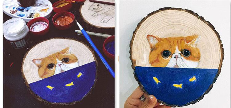 打孔需联系客服备注 {产品用途} 丙烯绘画 装饰摆件 手工制作diy 各