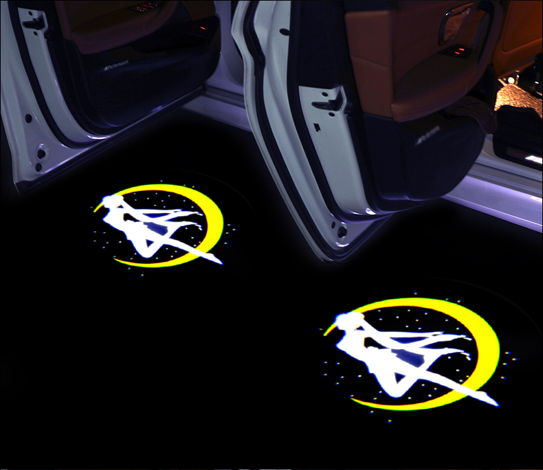 适用于宾利迎宾灯飞驰慕尚 欧陆gt 雅致添越改装车门投影灯氛围灯装饰