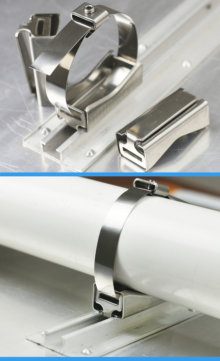 勤驰304不锈钢扎带扣牙扣l扣电线杆抱箍标志牌打包扣螺丝扣设备箱卡扣