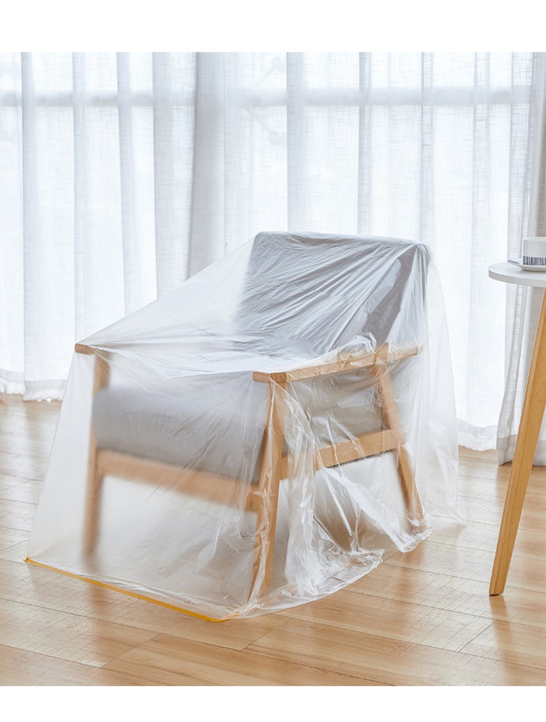 格式序 装修家具防尘罩塑料膜家用沙发柜子电视冰箱一次性透明保护