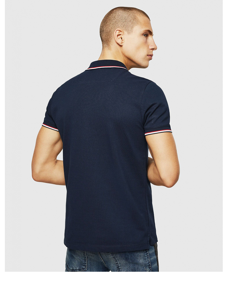 diesel迪赛经典款男士简约休闲polo衫短袖上衣00sw7c0mxza81el