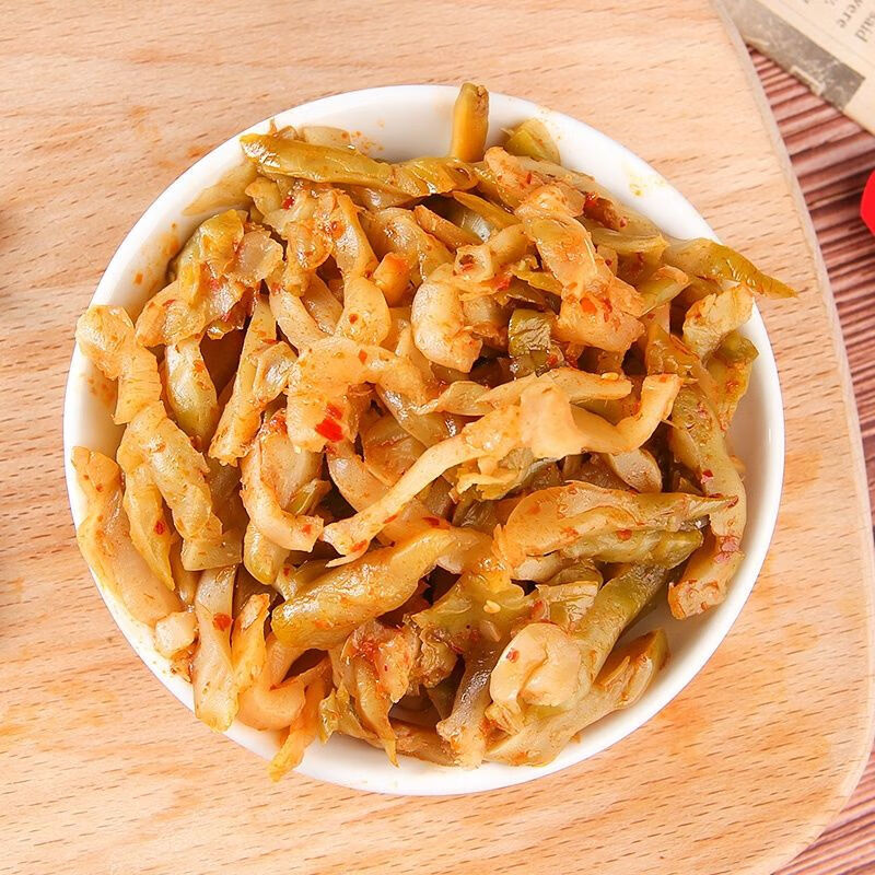 榨菜辣妹子下饭菜咸菜配粥小包装80g*10袋清淡微辣小菜 辣妹子脆脆