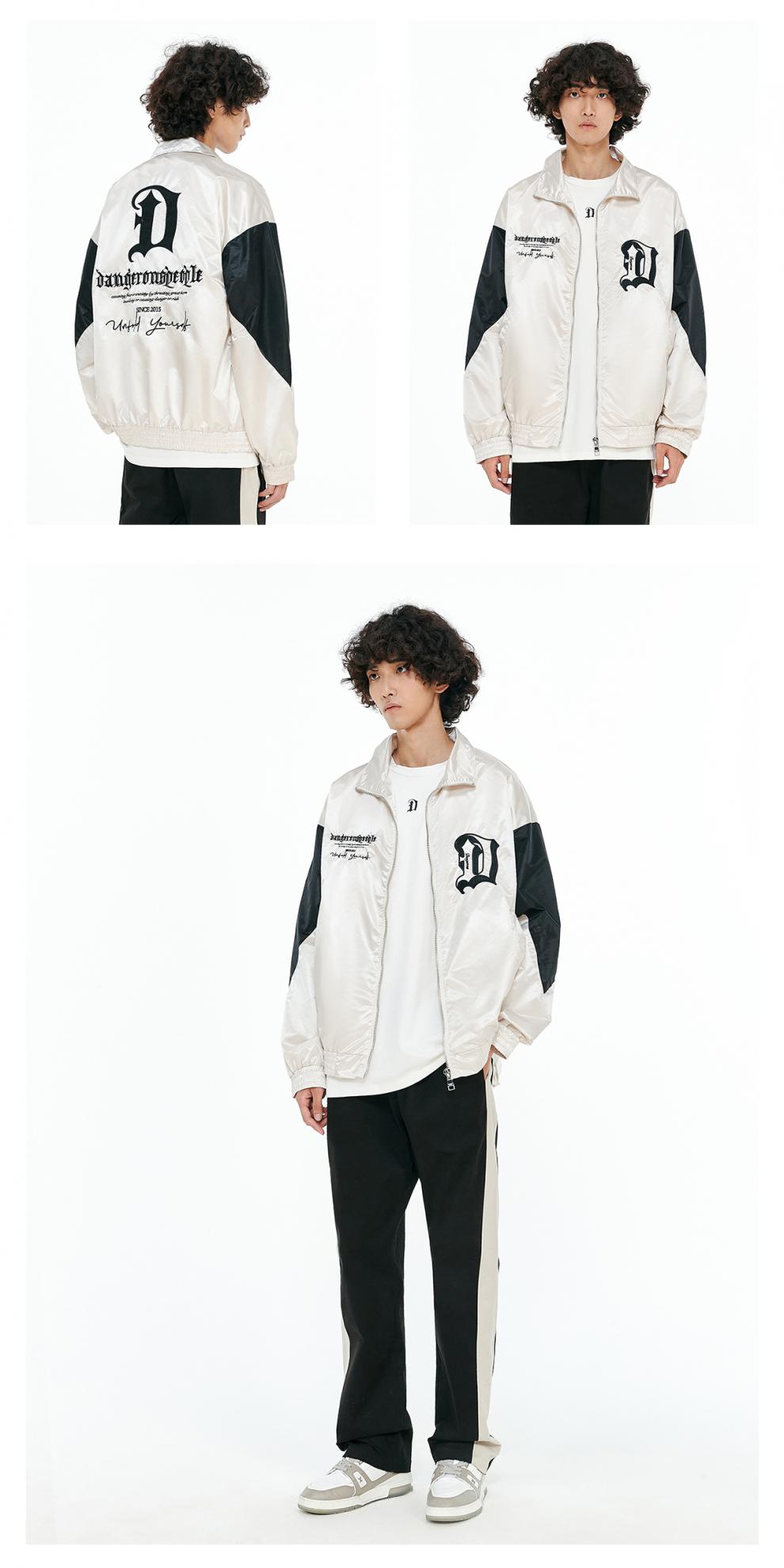 dangerouspeople薛之谦dsp复古哥特式夹克美式街头嘻哈潮男女外套 咖