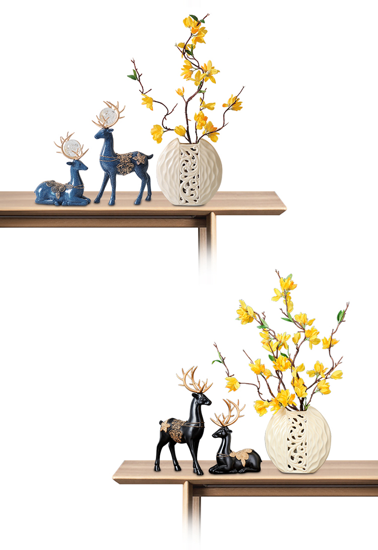 美式客厅摆件创意家居小摆设轻奢隔断酒柜装饰品现代简约搬家礼物