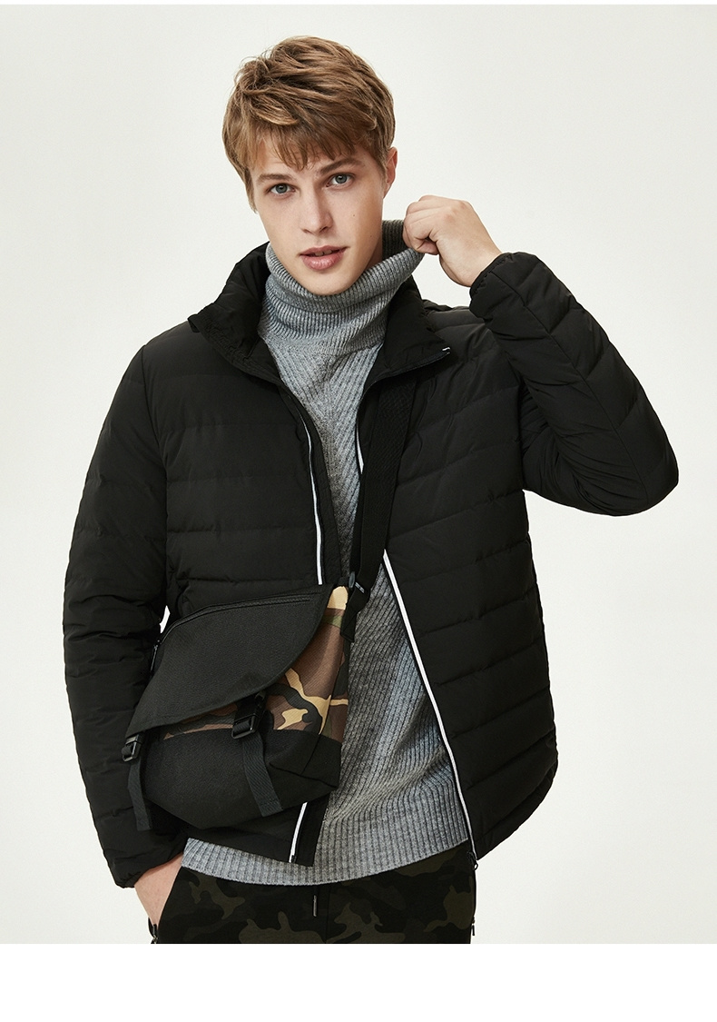 品牌: 热风(hotwind) 商品名称:热风2019冬季新款男士无缝内里羽绒服