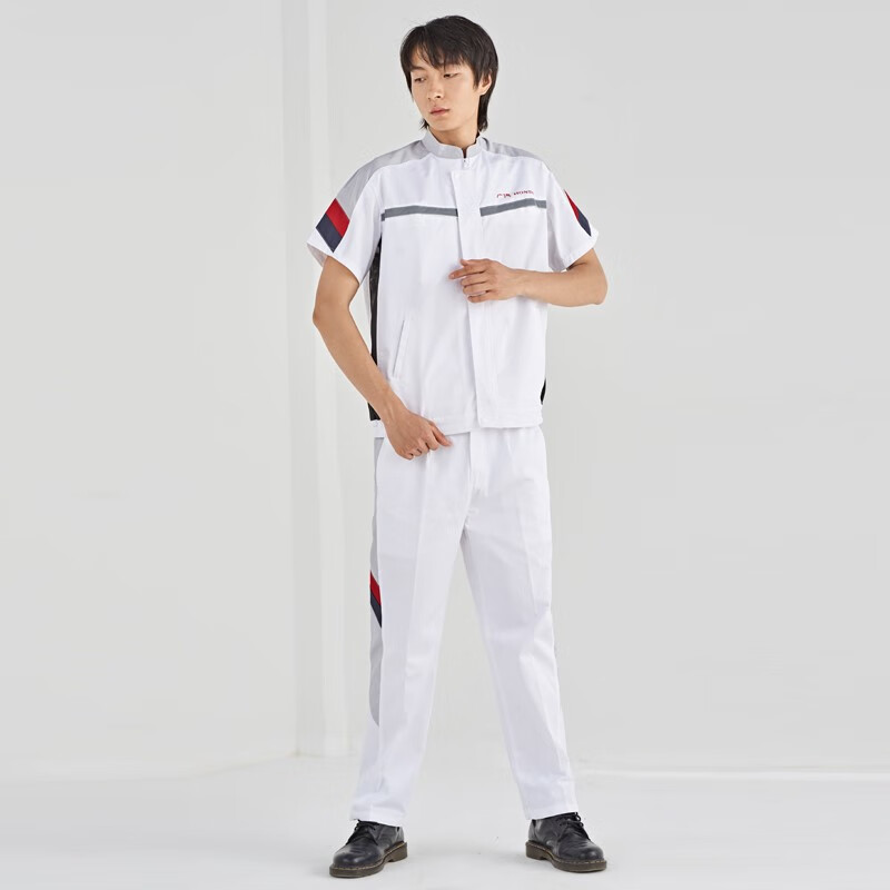 广汽本田4s店短袖工作服定制售后车间工装套装技师工衣维修汽修服
