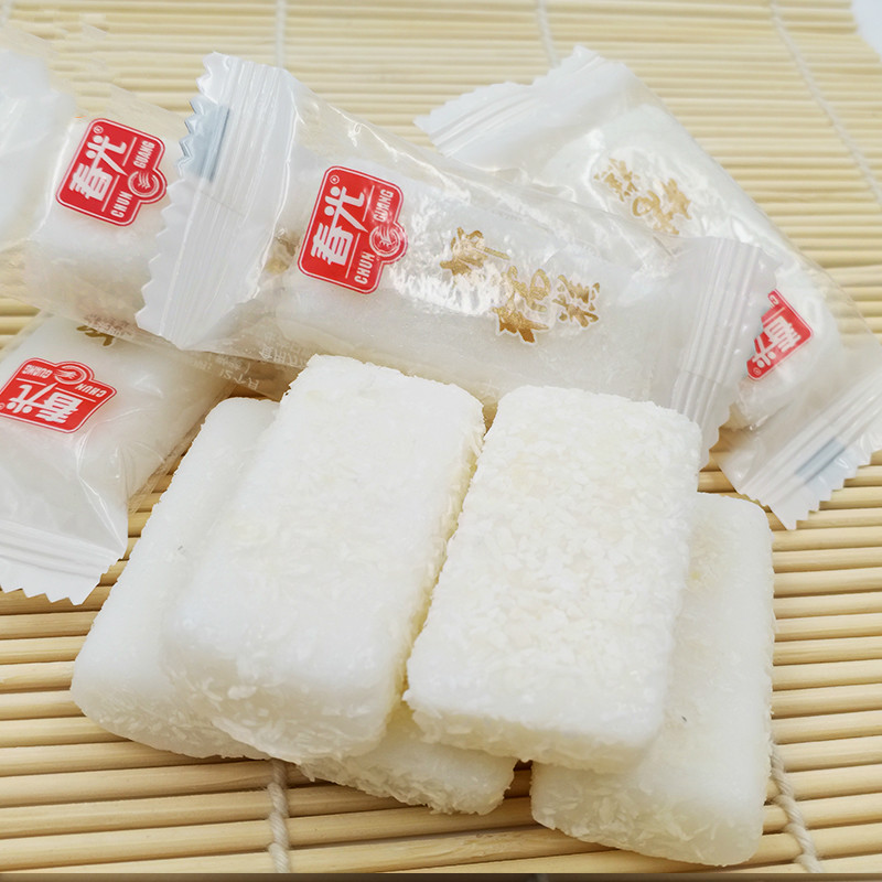 晨臻海南特产春光椰糯糕椰子糕500克立包装椰味十足软韧嫩滑500克椰子