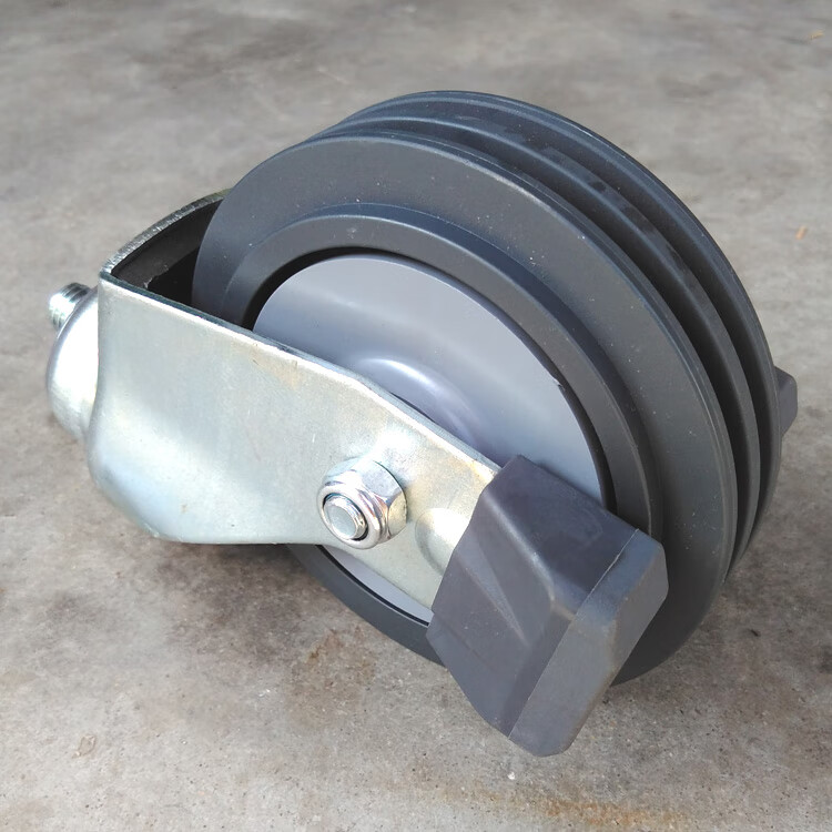 4英寸5英寸双轴电梯轮 爬梯轮 购物车脚轮 超市手推车轮子 万向轮