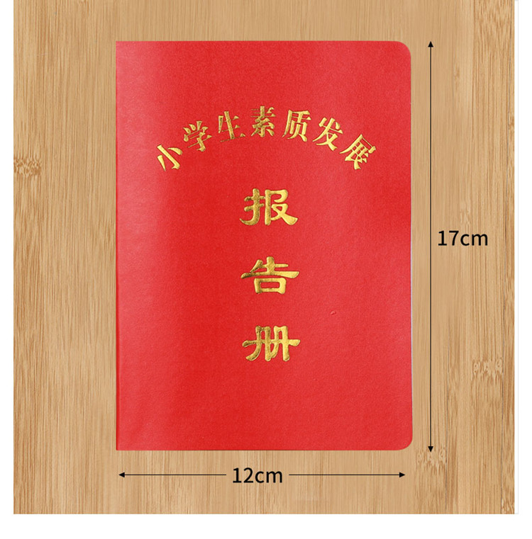 fgacct 小学生成绩素质教育报告册小学生素质发展报告手册胶面小学