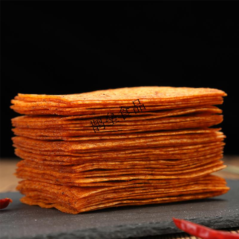 辣片鸡汁馍片儿时辣条麻辣香辣干片辣条硬的干的10