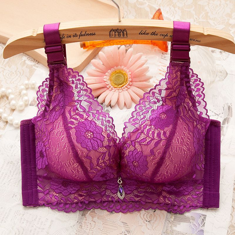 无磁内衣过安检门无磁无铁内衣小胸加厚文胸aa卡其色3885b厚杯