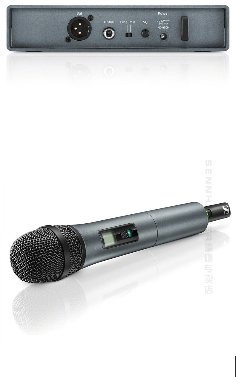 sennheiser森海塞尔xsw1-825 835无线麦克风手持话筒舞台会议演出 xsw