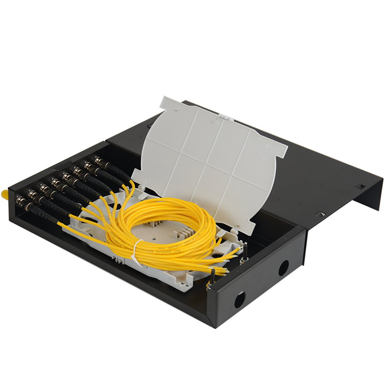 海奈光纤终端盒4口8口scfcstlc单模满配桌面式电信级光缆4芯8芯熔接