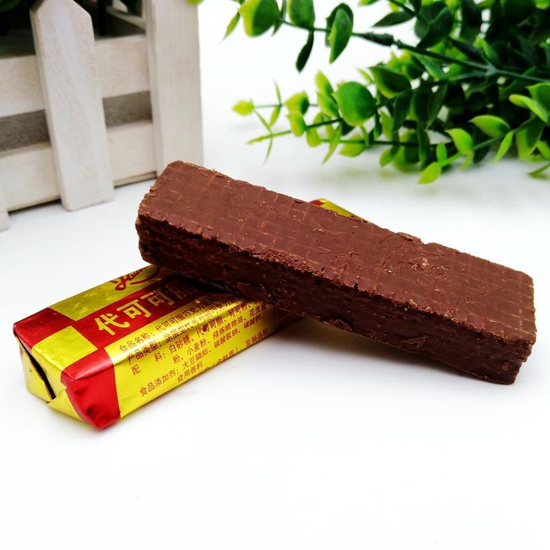 瓦夫威化饼干 80后怀旧小零食天津环美代可可脂巧克力 4盒【图片 价格