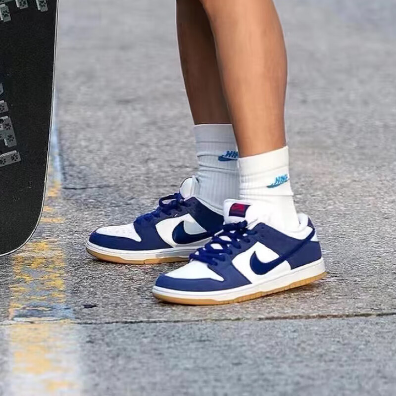 (正确版)高品质·莆田纯原sb dunk low白蓝色洛杉矶道奇板鞋运动休闲