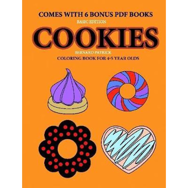 按需印刷Coloring Book for 4-5 Year Olds (Cookies)[9780244262358]