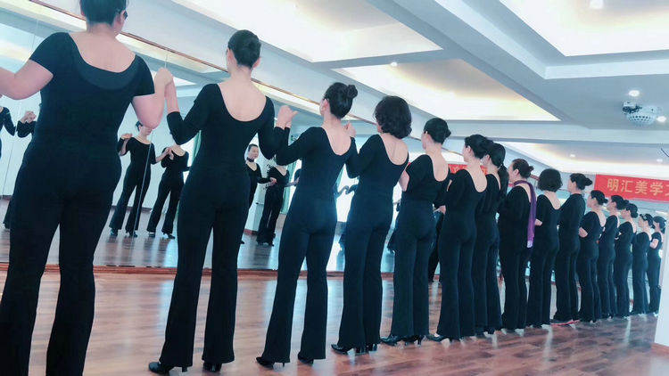 形体礼仪训练服优雅女人学院套装练功服体态名媛舞蹈形体培训春夏季