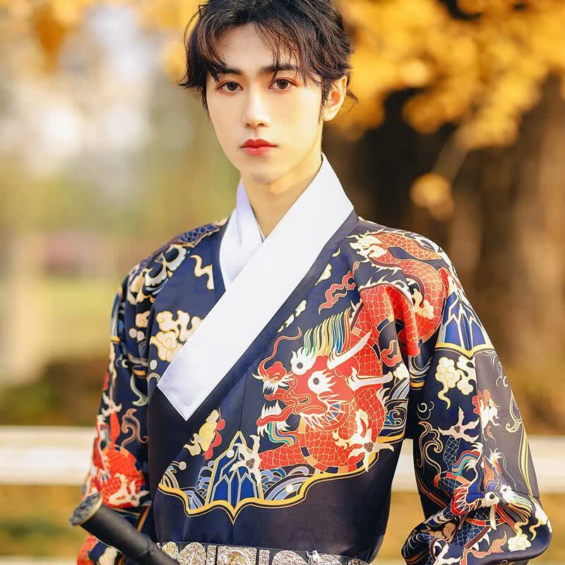 锦衣卫飞鱼服男明制汉服男锦衣卫服绣春刀蟒袍侍卫秋冬古装女中国风