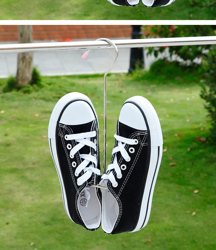 不锈钢晒鞋器晾鞋架多功能晒鞋架窗台室外阳台挂钩窗外晾晒衣架红同a