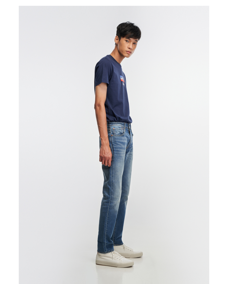 levis冬暖系列男士李维斯蓝色502经典锥形低腰加厚牛仔裤295071092