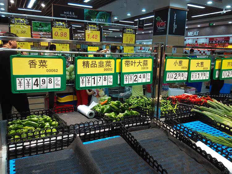 一朗 超市生鲜价格牌标牌挂式吊牌 猪肉蔬菜价签标价牌菜牌水果果蔬