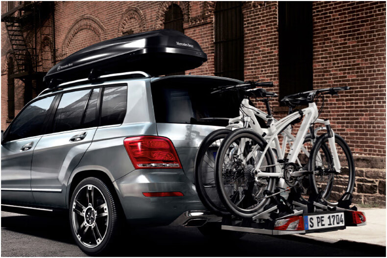 汽车后拖车钩式自行车架改装单车架通用后挂架车载后车尾架后挂式携