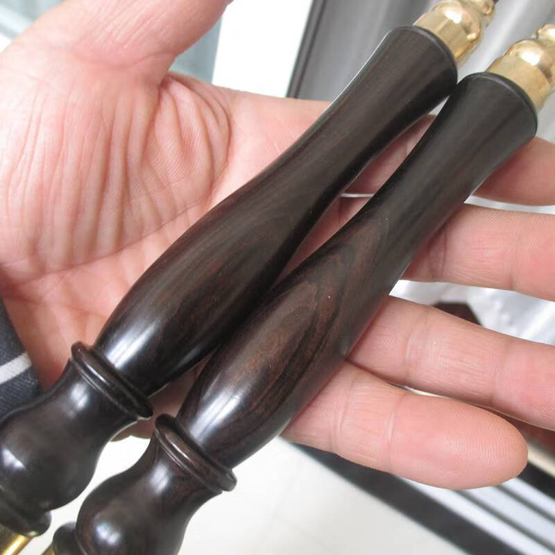 空竹杆 碳素双托杆大小拖紫檀木手柄空竹杆空竹抖杆长杆单头空竹杆45
