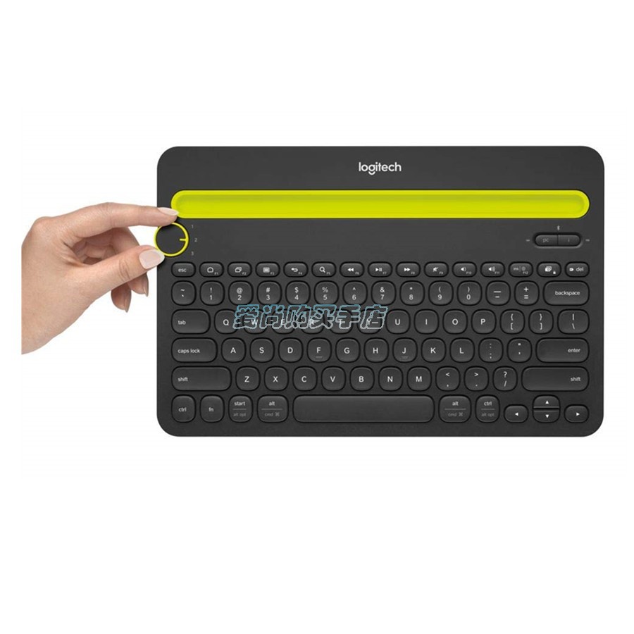 罗技(logitech)k480 蓝牙多设备键盘 连接3个设备切任意切换 易携带