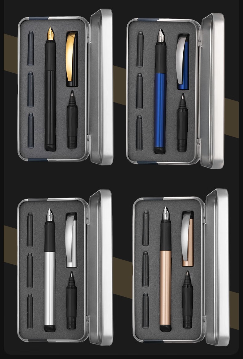 施耐德(schneider) 双头笔钢笔套装走珠笔bk600学生硬笔书法练字用