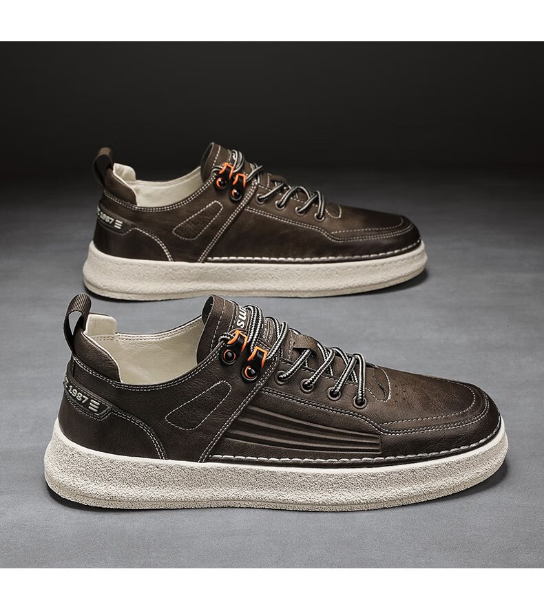 caldicekris中国ck英伦风男鞋秋季软皮面西装板鞋商务休闲皮鞋搭配