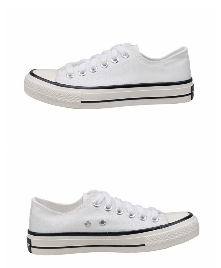 回力鞋低帮系带经典款小黑鞋浅口平底鞋纯色透气防滑休闲鞋男女情侣鞋