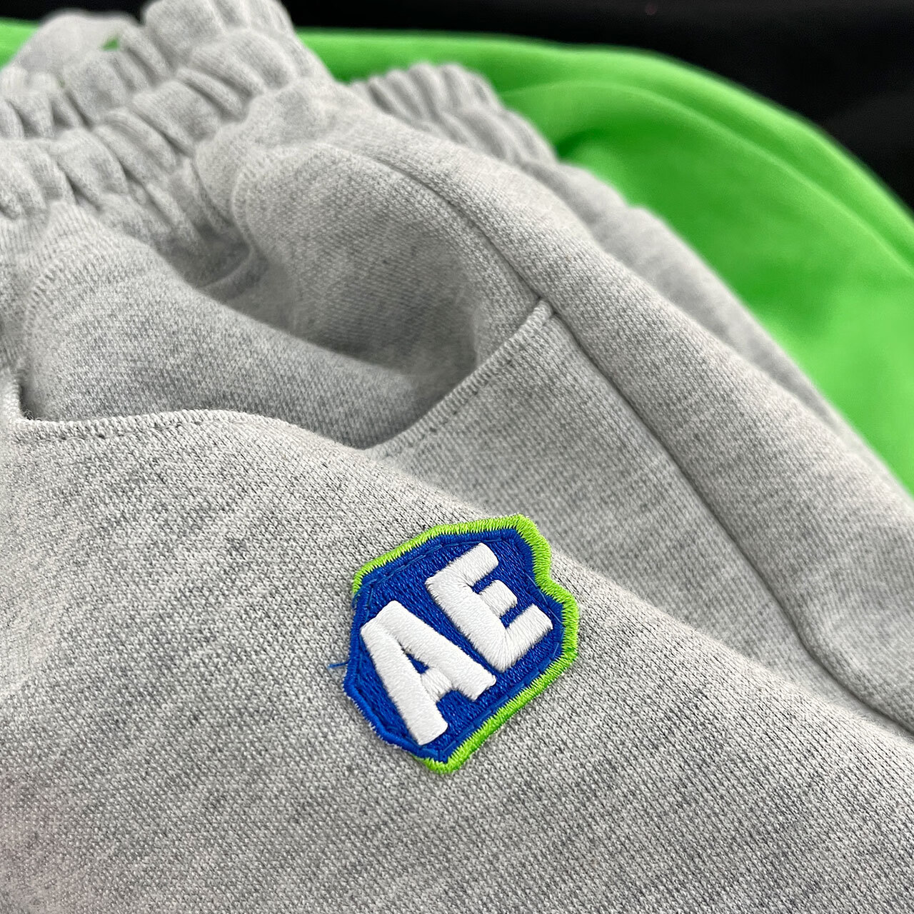 ader卫裤抽绳小标刺绣束脚裤休闲运动裤情侣收口收脚长裤潮牌 黑色 a1