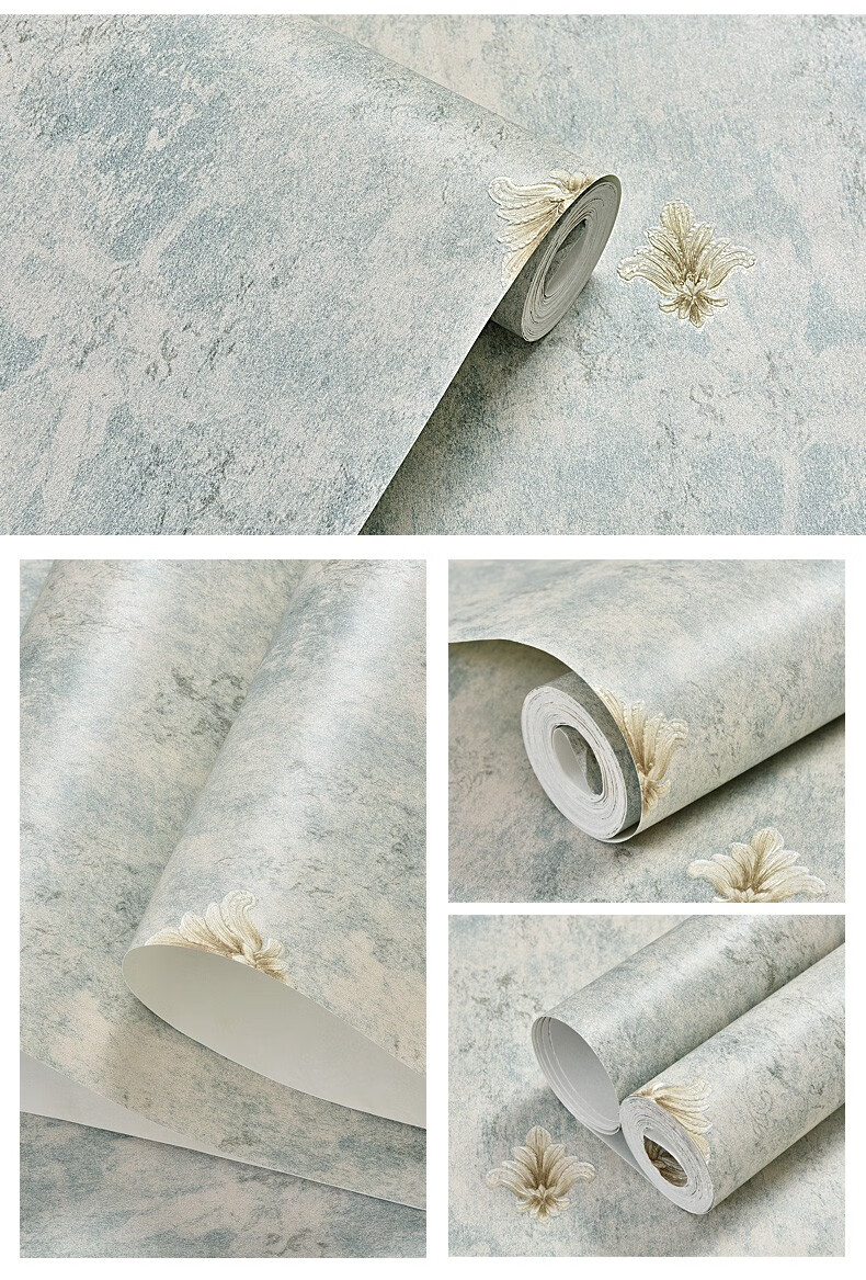 墙纸自粘复古怀旧美式乡村3d立体卧室客厅电视沙发背景墙无纺布壁纸