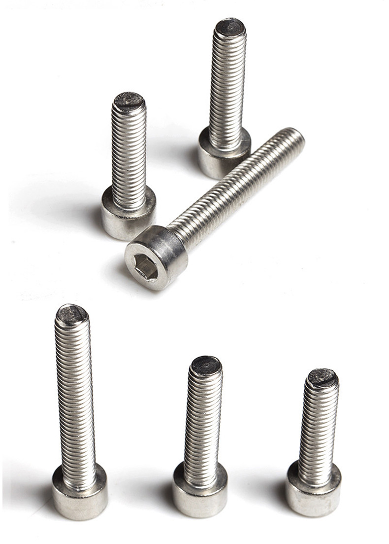 5m3m4m5m6m8普通不锈钢内六角螺丝钉圆柱头螺钉螺栓螺杆国标gb70.