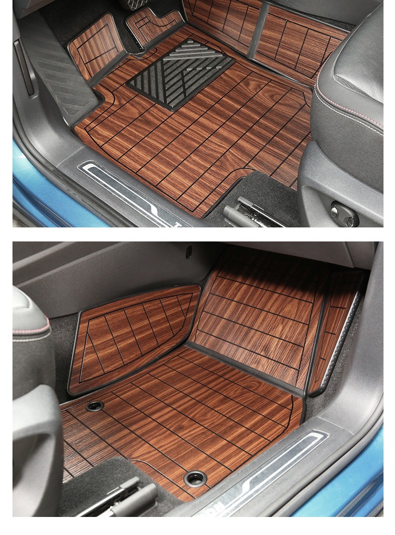 大众途观l木质脚垫适用于20172020款大众途观l木质脚垫木地板专用汽车