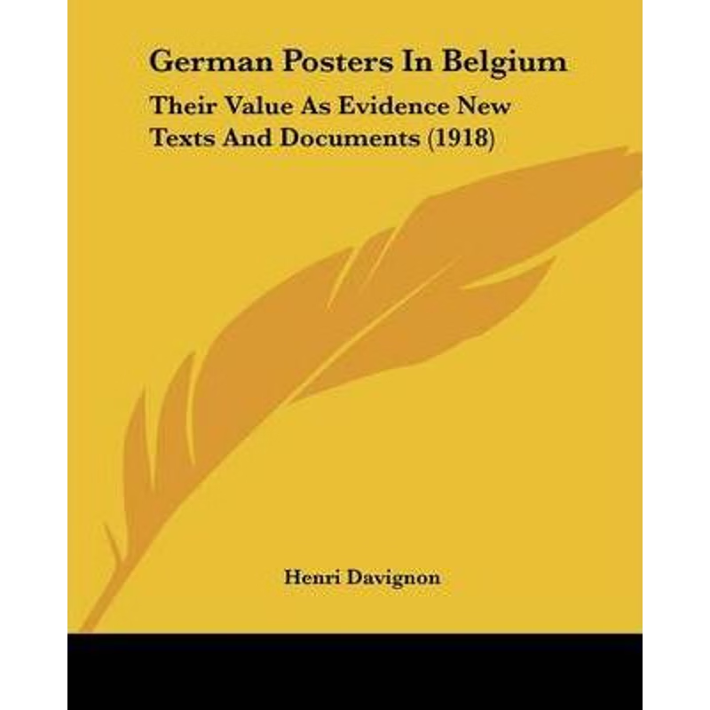 按需印刷German Posters In Belgium[9781120286949]