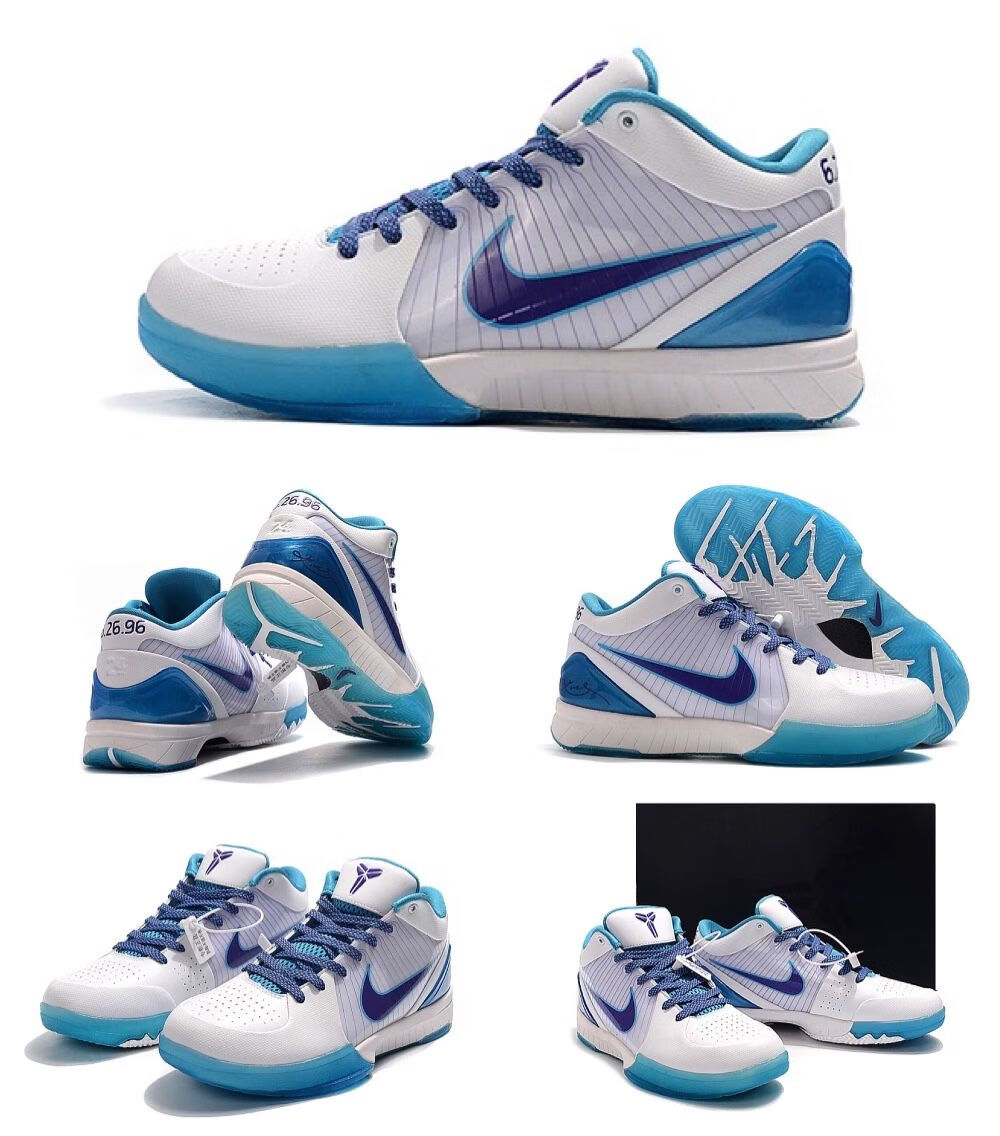 kobe zk4 科比4代篮球鞋 男女款学生耐磨实战透气减震气垫运动鞋 选秀