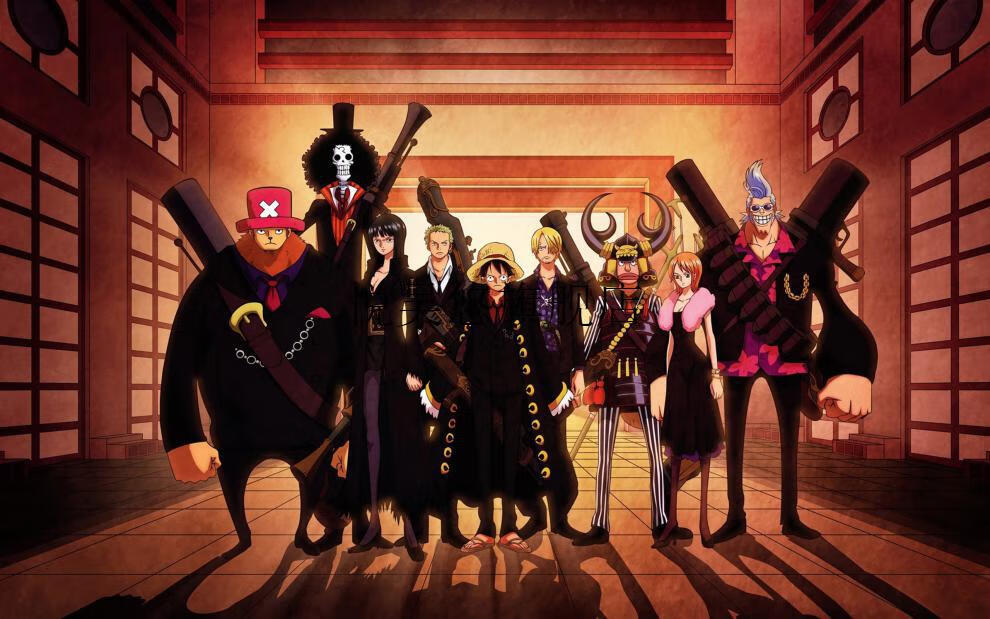 海贼王大合照【木质】 1000片 送大海报【图片 价格 品牌 报价】-京东