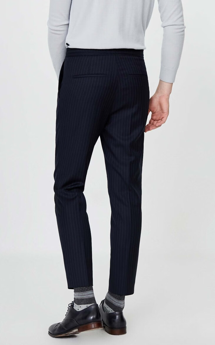 jlindeberg金林德伯格秋冬商务休闲格纹潮流西裤裤子男长裤520118501